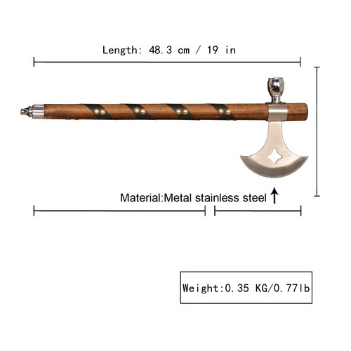 Single axe carbon steel - 19",